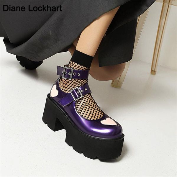 

brand arrival women shoes mary jane female japanese high heels platform harajuku vintage lolita heels34-43 dress, Black
