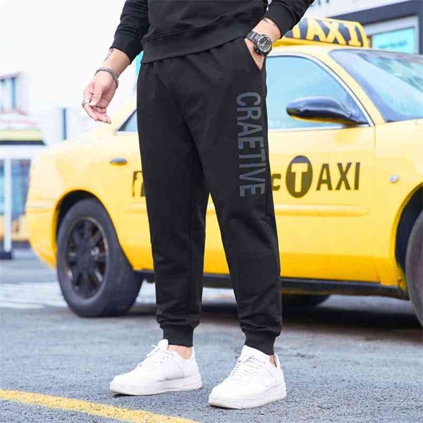 

men's pants fat casual with big size, and loose si0j, Black