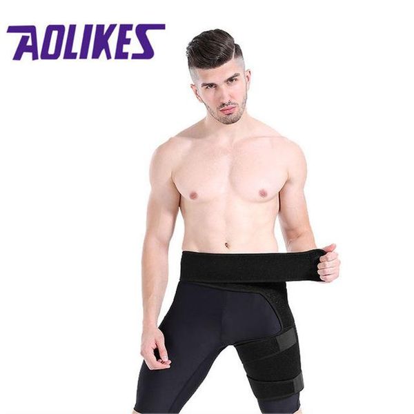 

hip support groin stabilizer brace fracture pain arthritis hinged waist, Black;gray