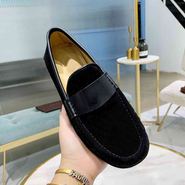 

fashion high qulaity men women comfortable designers shoes spring and fall leather blue belt designer casual shoe with box size 38-46, Black