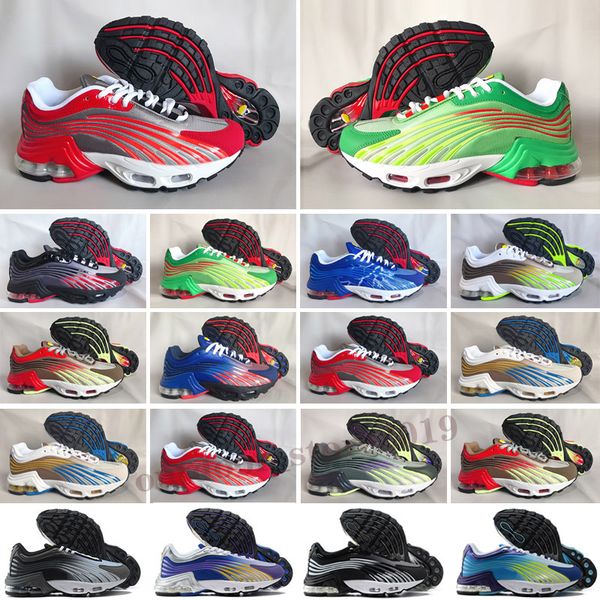 

mens tn 3 plus tuned iii shoes tn3 trainers noir triple black wolf grey blanche white blue nebula sneakers size 36-45