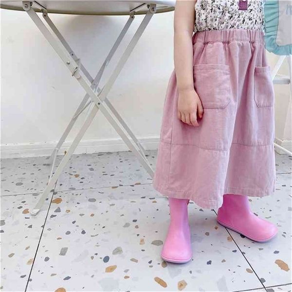 

summer arrival girls fashion cotton skirts kids korean design girl 210528, Blue