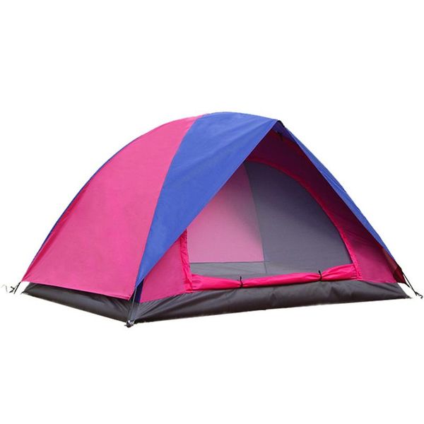 

persons outdoor tents sun shelters camping tent dounble layer waterproof for hiking fishing picnic party 107g and