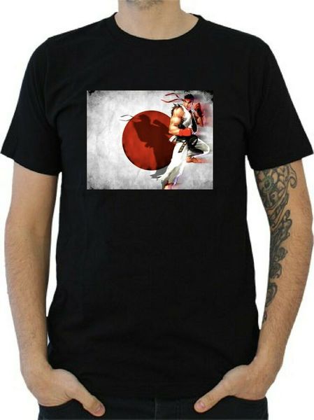 

mens t-shirt ryu 1 video games xbox playstation, White;black