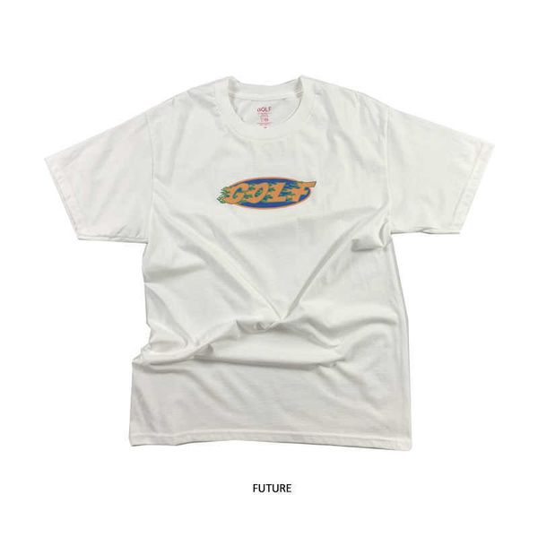 

golf wang dog king golf letter flame short sleeve t-shirt 7tng, White;black