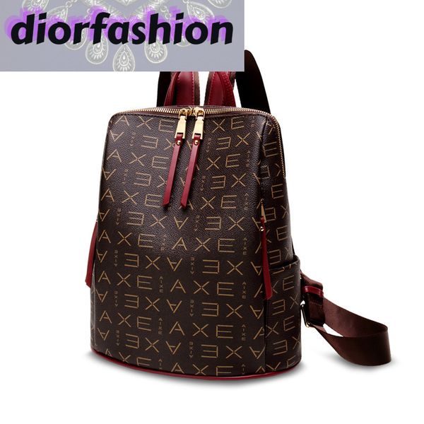 

2021 spring and summer printing temperament backpack