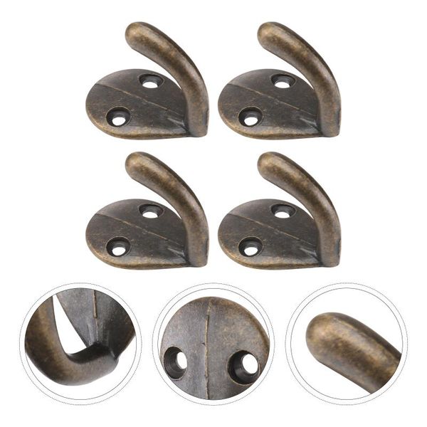 

hangers & racks 4pcs american antique coat hanger delicate single design hook