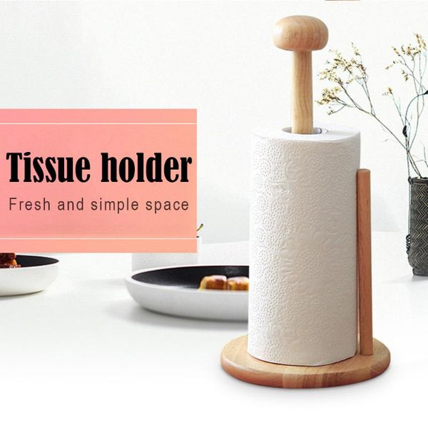 

toilet paper holders towel holder wooden roll tissue vertical stand napkins rack for kitchen bathroom home