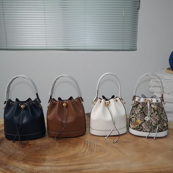 

messenger bag handbag medium cowhide bucket women's bag purse