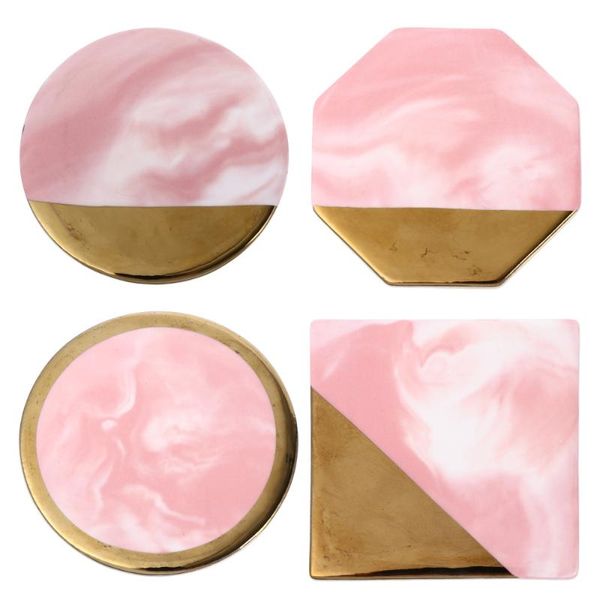 

mats & pads 4pcs heat insulation cup pad household placemat tableware for home