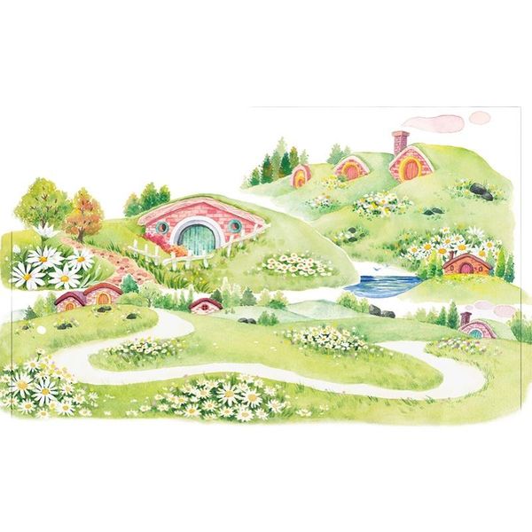

gift wrap green field house pet special oil washi tapes journal masking tape adhesive diy scrapbooking stickers