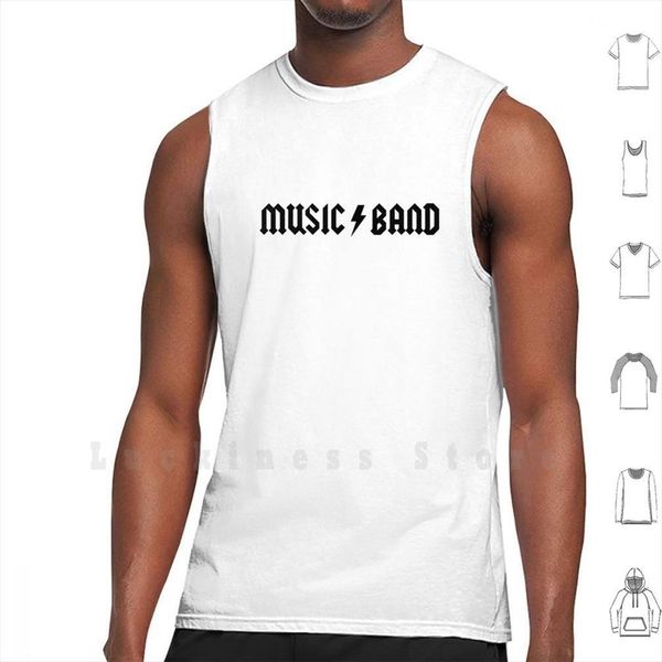 

music band tank vest sleeveless steve buscemi rock metal, White;black