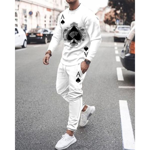 

3d printing men's vortex picture casual wear suit long sleeve trousers comfortable slim fit fashion fit daily travel street style worko, Gray