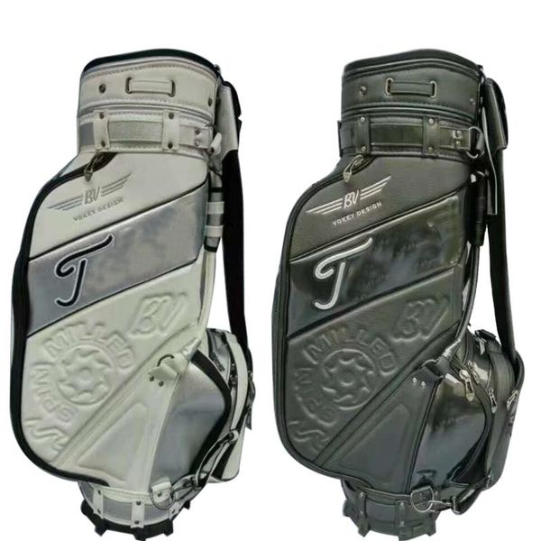

golf bags bag white/black/pink waterproof pu with wheels standard