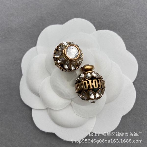 

buy 75% off new ears earrings women's fashion letters s925 silver needle, Black
