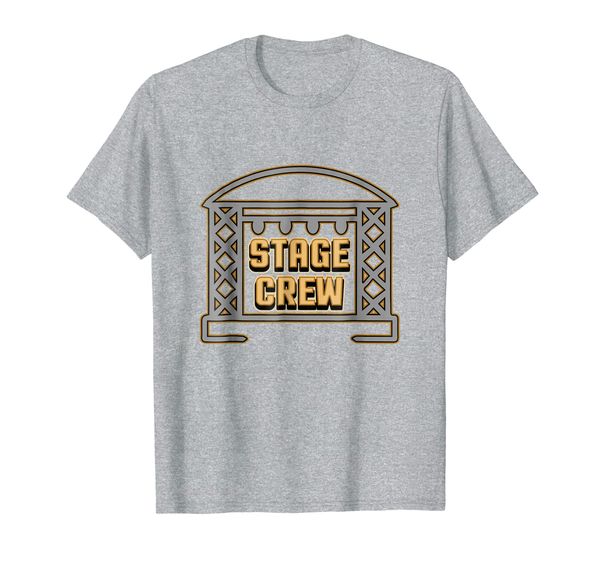 

stage crew theater concert manager t-shirt, White;black