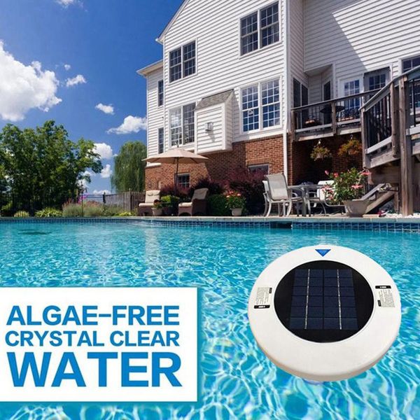 

pool & accessories algae-crystal clear water solar-ionizer swimming pool, silver ion purifier