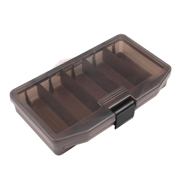 

fishing accessories 175*85*30mm tackle box 5 compartment bait lure hooks storage case tool for pesca