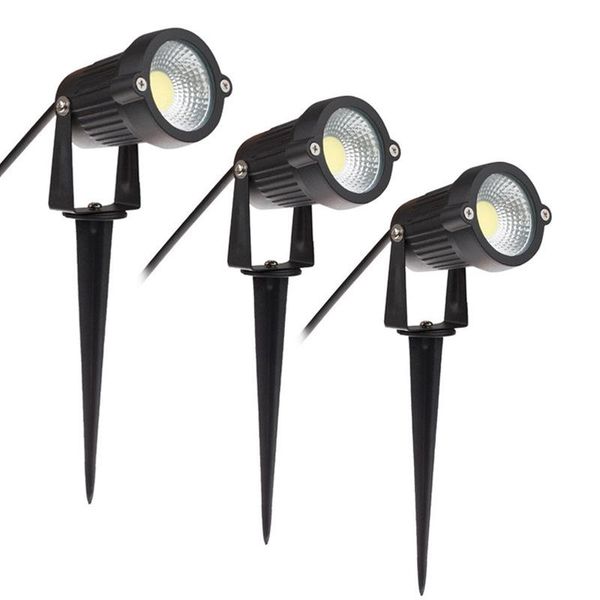 

lawn lamps 5w led garden light cob style ip65 ac85-265v with spike holiday lighting