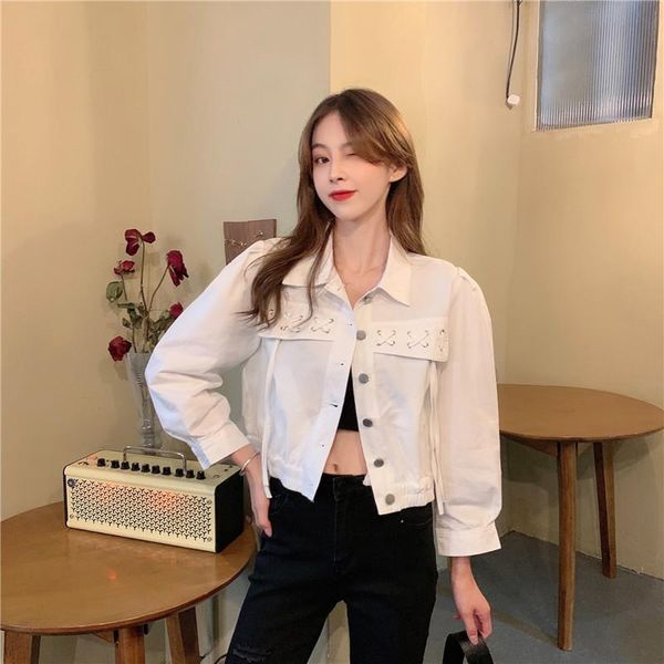 

women's jackets harajuku crop women casual clothing safari coats spring fall winter thin turn-down colllar single breasted, Black;brown