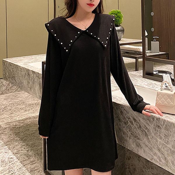 

casual dresses 2021 knit dress korean woman bodycon fashion sweater midi vestidos de fiesta women elegant, Black;gray