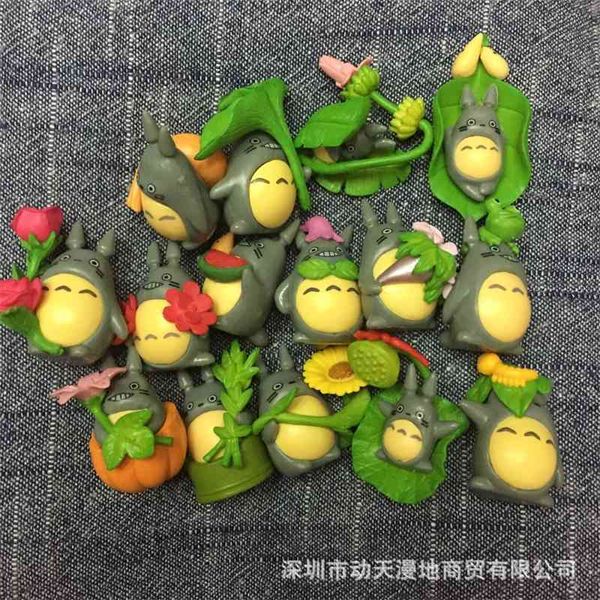 

hayao miyazaki totoro chinchilla fruit and vegetables 15 micro landscape bonsai home decoration hand-made doll