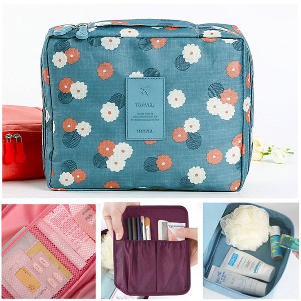 

1pc women fashion portable storage cosmetic makeup bag organizer box large capacity bathroom travel accessories 7a0267 bags