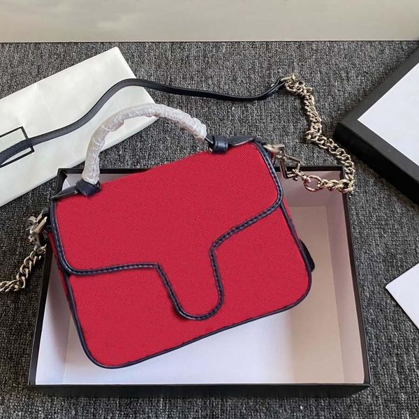 

wholesale women crossbody bags designer handbags imported canvas material rhombus pattern ancient silver hardware accessories retro pillow s, Black;red