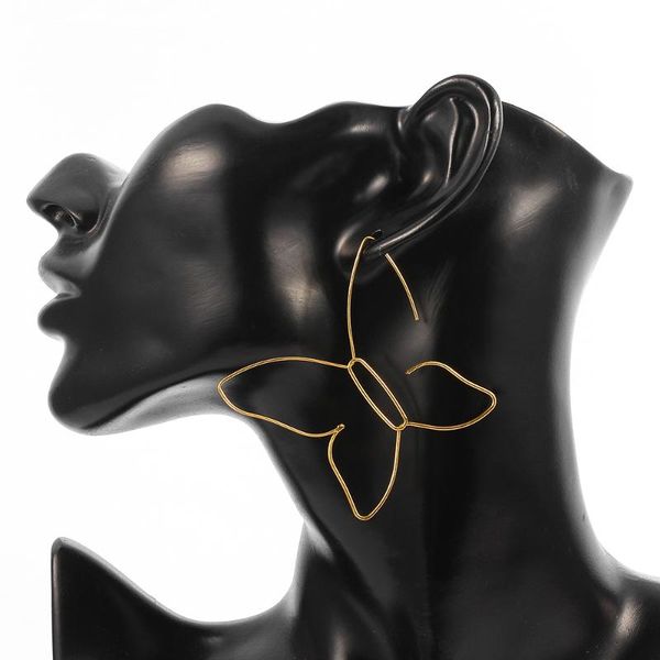 

dangle & chandelier exaggeration romantic butterfly stud earrings for women girls geometric alloy simply style drop fafshion accessories, Silver