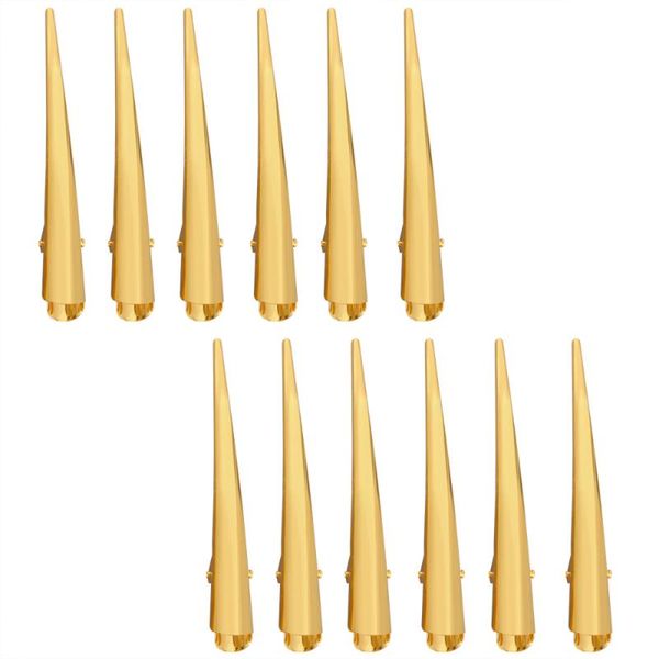 

hair clips 12pcs salon sectioning metal hairpins for styling and coloring