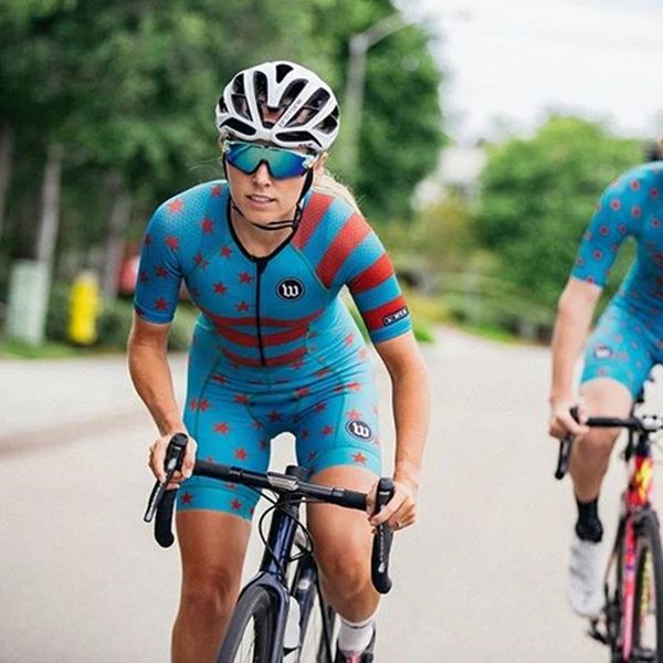 

racing sets 2021 wattie ink aero suits clothes ropa ciclismo women's cycling clothing team kits triathlon skinsuit, Black;blue