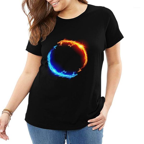

women's t-shirt fashion plus size women oversized t shirts black cotton short sleeves clothes for mother summer workout tees, White