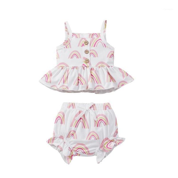 

clothing sets born baby girl summer shorts set off shoulder tube shirt ruffle crop leopard print bloomer diaper cover, White