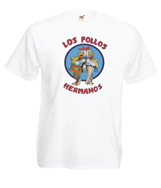 

los pollos call saul xmas gift idea mens women t shirts multi-color s-2xl, White;black