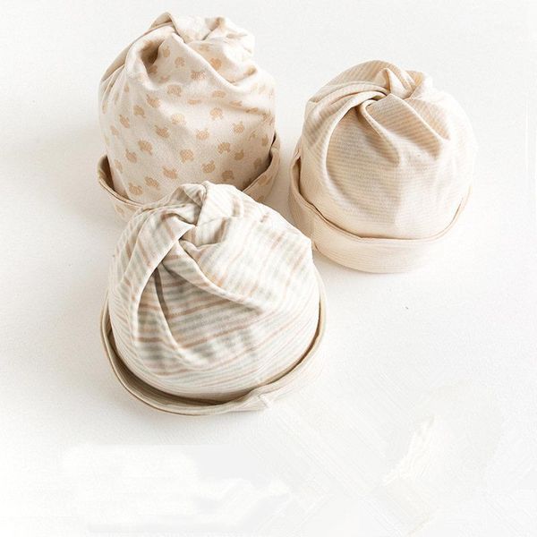 

organic cotton confinement cap for pregnant women after childbirth double layer maternity hat spring autumn born hat1, Yellow