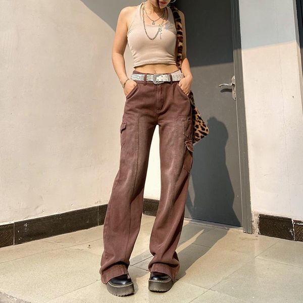 

women's pants & capris plus size solid color button high waist pencil ripped skinny leggings elastic thin-section for women, Black;white