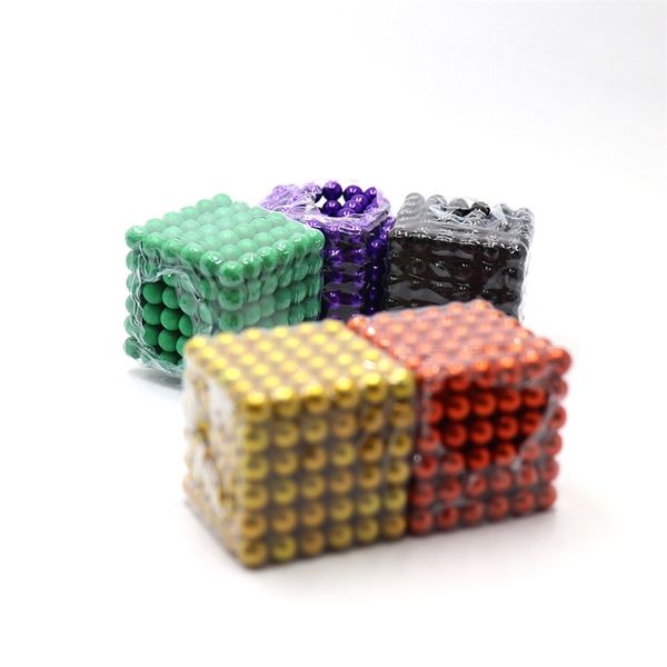 

n35 color 5mm nd-fe-b magnetic children's rubik's cube buck ball toys