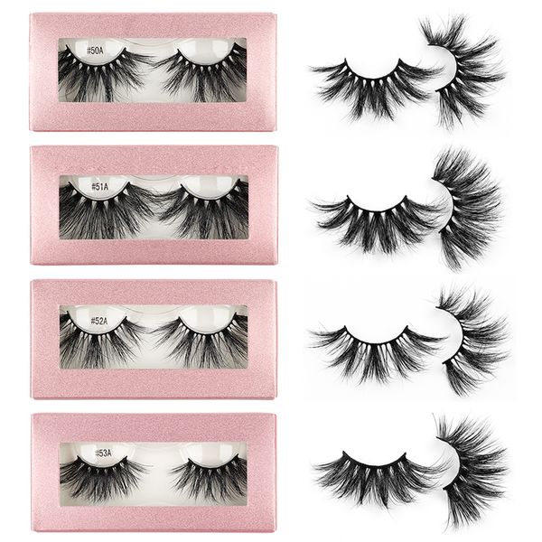 

25mm eyelashes wholesale 3d mink lashes natural faux cils fake eye lash dramatic eyelash packaing in bulk
