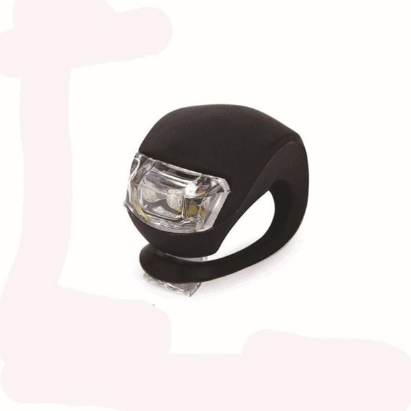 

silicone bike bicycle cycling head front rear wheel led flash light lamp lights
