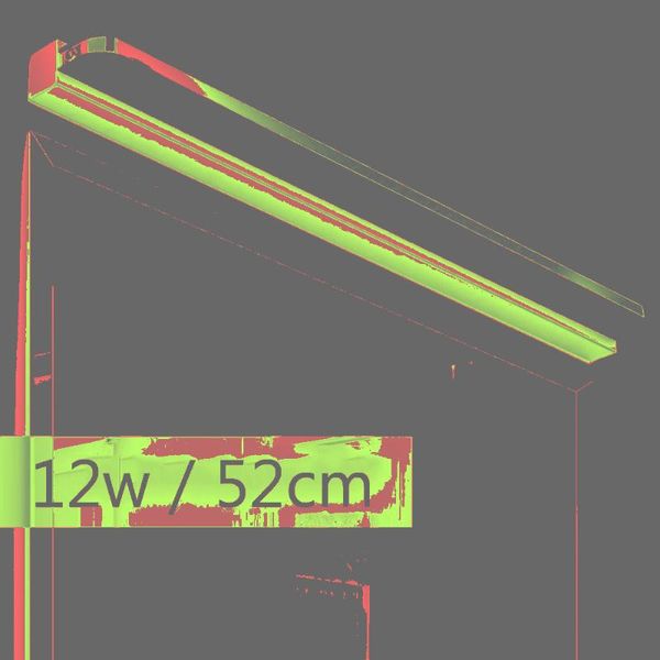 

wall lamp 12w modern bathroom light stainless steel led mirror makeup vanity lighting fixtures