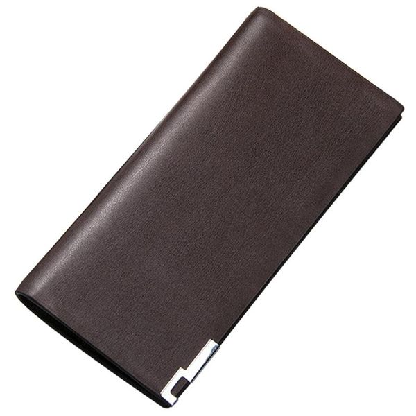 

wallets fashion men's slim long wallet durable pu leather money clip multiple card slots cases wbl62, Red;black