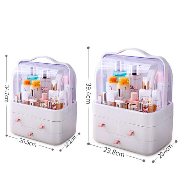 

storage boxes & bins lipstick beauty makeup dustproof cosmetics box
