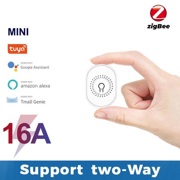 

smart home control 16a 1gang 2 way zigbee module,tuya mini light switch,timer, automation breaker for google assistant alexa,110v 220v