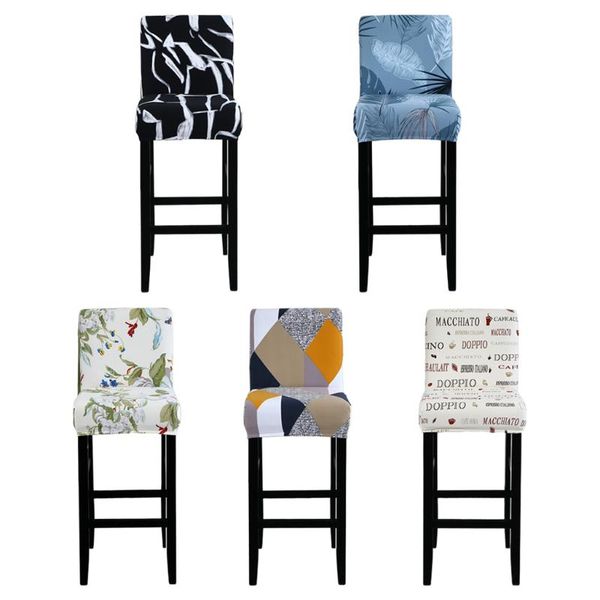 

chair covers stretch printed bar stool washable for dining room home furniture