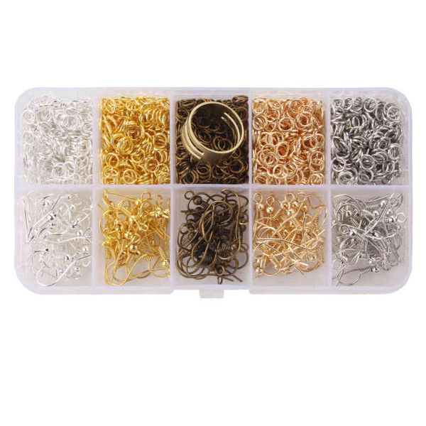 

selling earhook single ears diy accessories material bag set hand ring, Silver