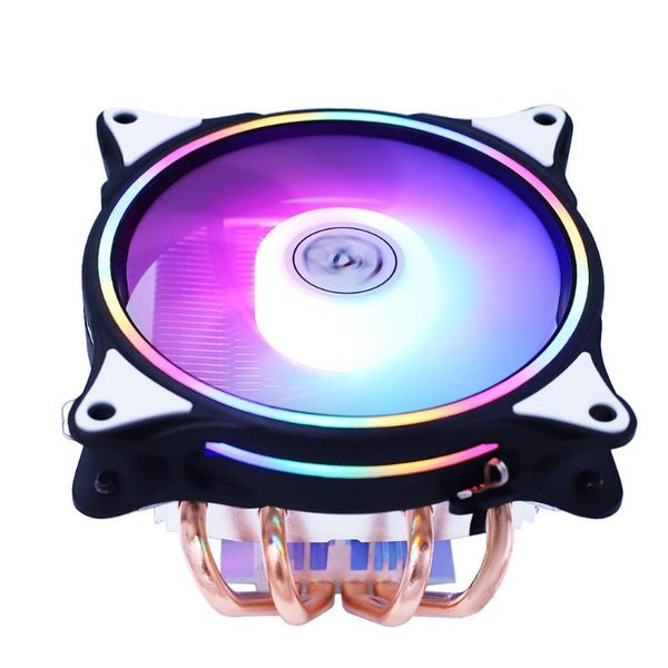 

copper tube blow down pressure cpu cooler fan mute cooling for deskcomputer case multiple lappads