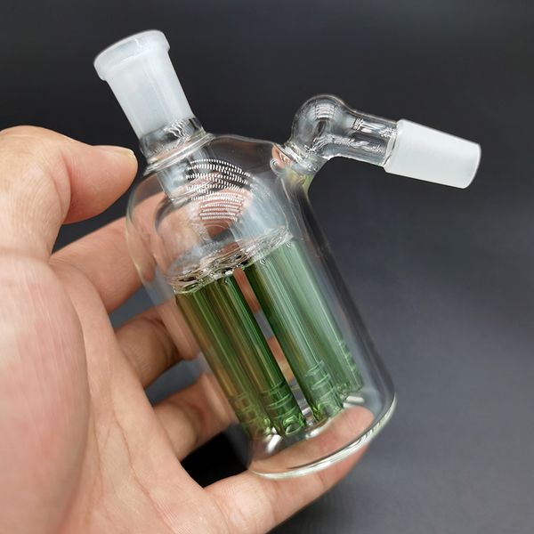 Wasserpfeife Glas Aschenfänger Shisha 8 Arme Baumverbindung Größe 14 mm 18 mm männlich zu weiblich Aschenfänger 45 Grad 90 Grad Zwei Stile Perc Bong Bubbler Raucherzubehör