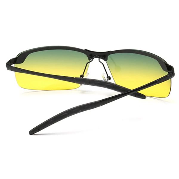 

fashion day night vision polarized sunglasses driving glasses eyewear uv400, Black