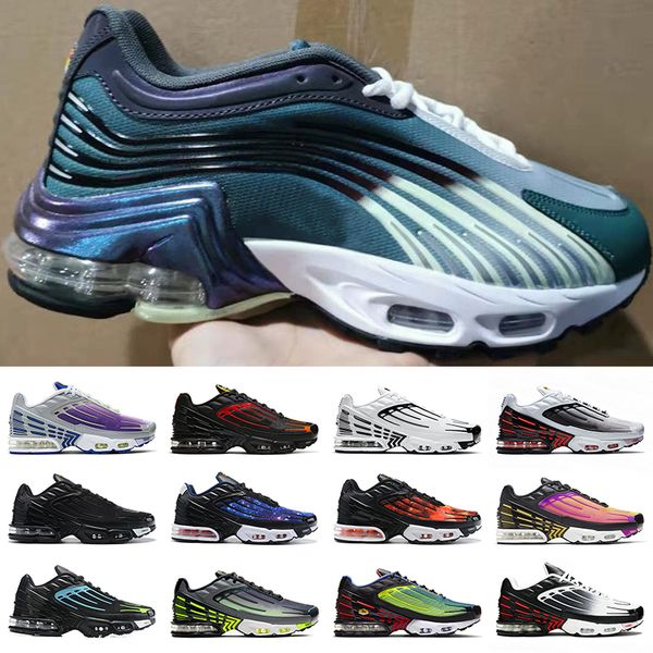 

fashion 2021 tn plus 2 tuned 3 running shoes college grey electric green black red laser blue mens sneakers womens trainers sports 36-46, White;red