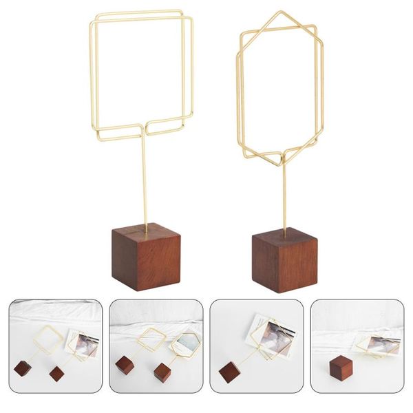 

craft tools 2pcs simple memo clips po holders business cards clamps message